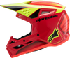 ALPINESTARS Youth SM3 Helmet - Fray - Gloss Red/Yellow Fluo/Black - Small 8301625-3051-YS