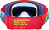 ALPINESTARS GOGGLES Supertech Goggle - Corp - Red/Blue - ABS Vision - Blue Mirror Lens 5100325-3055