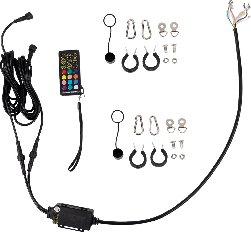 MOOSE RACING Quick Disconnect Whip Light - 3' QD-COBBTR-132-PU