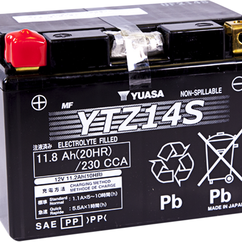 YUASA AGM Battery - YTZ14S YUAM72Z14