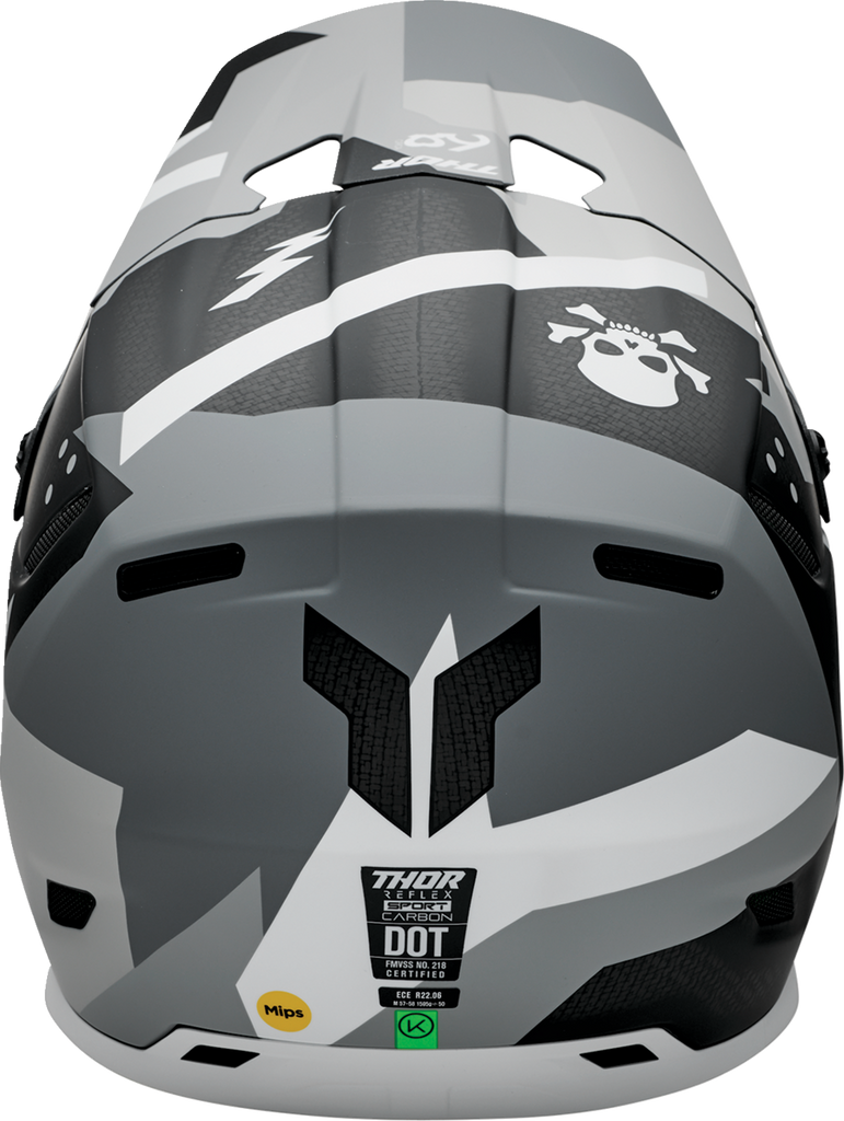 THOR Reflex Sport Helmet - MIPS? - Carbon Brave - Gray/White - XL 0110-8761