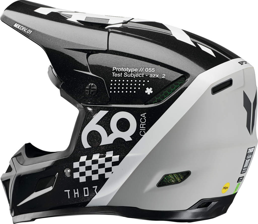 THOR Reflex Sport Helmet - Riot - MIPS? - Black/White - Large 0110-8778