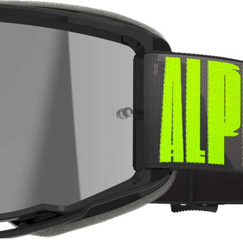 ALPINESTARS GOGGLES Vision 5 Goggle - Hollow - Charcoal/Yellow Fluo - Silver Mirror Lens 5102225-1470