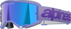 Alpinestars Vision 5 Goggle Wordmark Purple with Blue Mirror Lens 5102425-3116