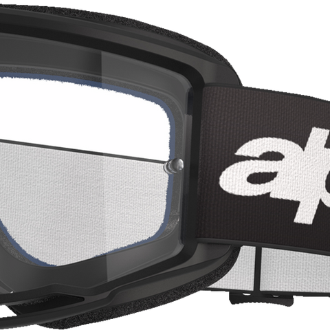 ALPINESTARS GOGGLES Vision 3 Goggle - Wordmark - Black - Clear Lens 5103325-1425