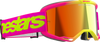 ALPINESTARS GOGGLES Vision 5 Goggle - Wordmark - Pink/Yellow Fluo - Red Mirror Lens 5102425-3085