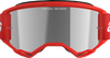 ALPINESTARS GOGGLES Vision 3 Goggle - Wordmark - Red - Silver Mirror Lens 5103325-3094