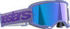 Alpinestars Vision 5 Goggle Wordmark Purple with Blue Mirror Lens 5102425-3116