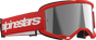 ALPINESTARS GOGGLES Vision 3 Goggle - Wordmark - Red - Silver Mirror Lens 5103325-3094