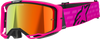 ALPINESTARS GOGGLES Vision 8 Goggle - Corp - Pink - Red Mirror Lens 5101625-3083