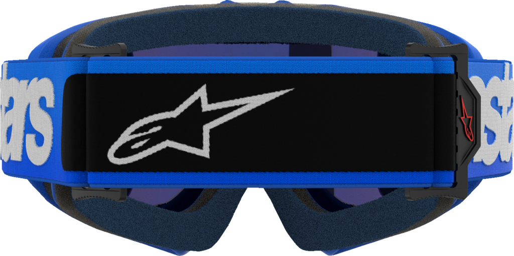 ALPINESTARS GOGGLES Youth Vision Goggle - Blaze - Blue - Blue Mirror Lens 5140425-7271