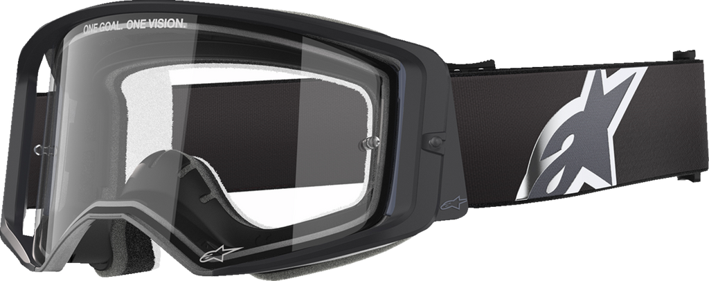 ALPINESTARS GOGGLES Supertech Goggle - Corp - Black/Gray - Clear Lens 5100125-1507