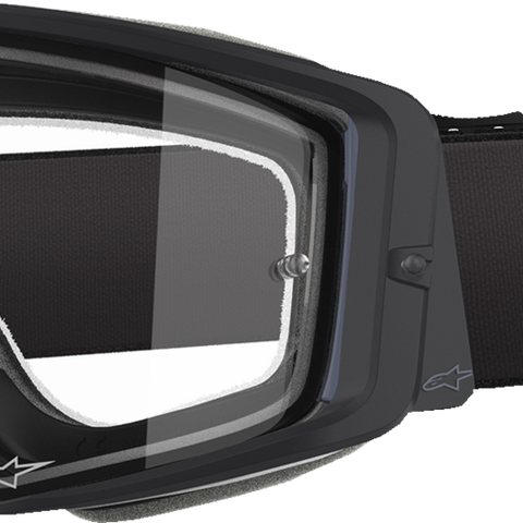 ALPINESTARS GOGGLES Vision 8 Goggle - Corp - Black - Clear Lens 5100825-1425