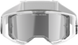 ALPINESTARS GOGGLES Vision 8 Goggle - Corp - White - Silver Mirror Lens 5101625-2055