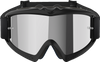 Alpinestars Youth Vision Corp Goggles with Black Frame and Silver Mirror Lens 5140225-1456