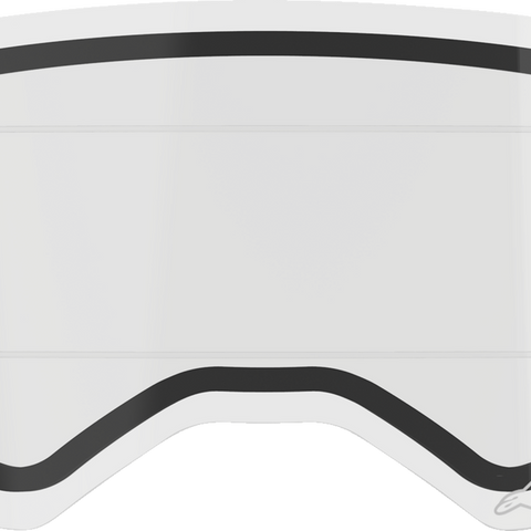 ALPINESTARS GOGGLES Supertech Wide Vision Lens - Roll-Off - Dual Pane - Clear 9100525-016