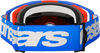 ALPINESTARS GOGGLES Vision 8 Goggle - Wordmark - Blue/Orange - Red Mirror 5101325-7303