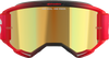 Alpinestars Vision 5 Blaze Goggle with Red Frame and Gold Mirror Lens 5102125-3115