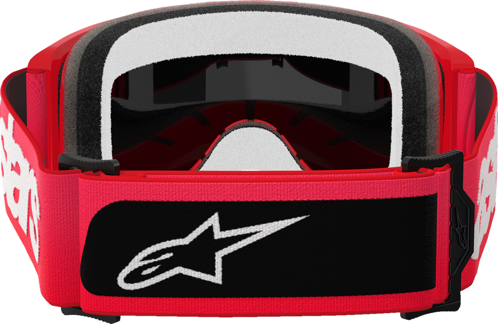 Alpinestars Vision 5 Blaze Goggle with Red Frame and Gold Mirror Lens 5102125-3115