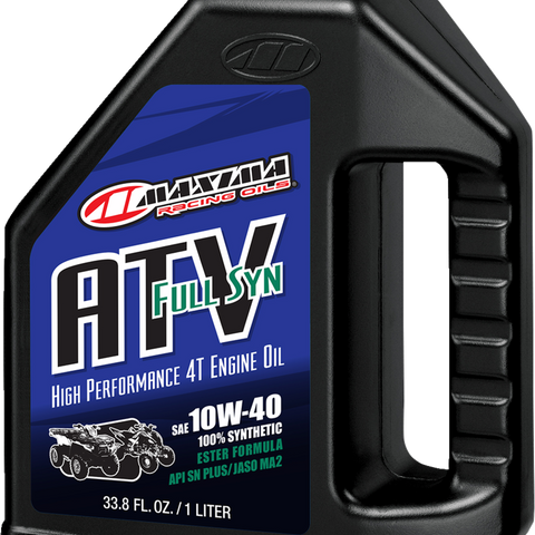 MAXIMA RACING OIL ATV Full Synthetic Engine Oil - 10W-40 - Liter 30-87901