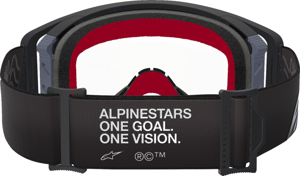 ALPINESTARS GOGGLES Supertech Goggle - Corp - Black/Gray - Clear Lens 5100125-1507
