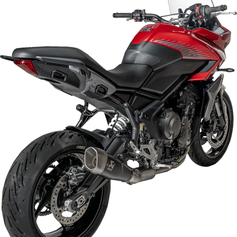 AKRAPOVIC Racing Line Exhaust System - Titanium - Tiger Sport 660 S-T6R2-CQTBL