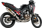 AKRAPOVIC Racing Line Exhaust System - Titanium - CRF1100L S-H11R3-WT