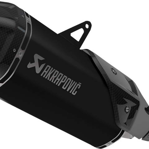 AKRAPOVIC Slip-On Line Muffler - Titanium - CRF1100L - Black S-H11SO4-HAFT