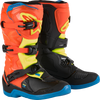 ALPINESTARS Youth Tech3S Boots - Orange/Blue/Yellow/Black - US 8 / EU 42 2014024-4755-8