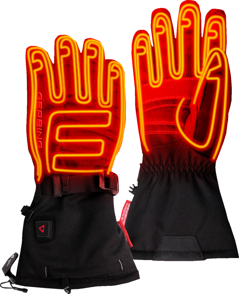 GERBING HEATED CLOTHING 7V S7 Battery Heated Gloves - Black - 2XL GERGVS7MBXXL
