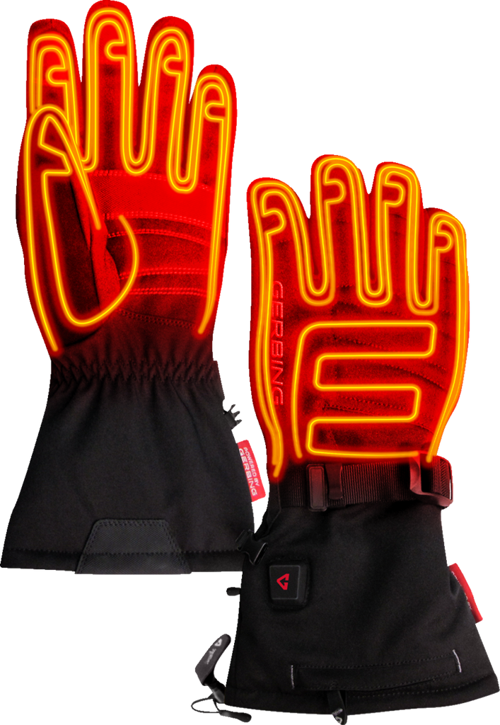 GERBING HEATED CLOTHING 7V S7 Battery Heated Gloves - Black - 2XL GERGVS7MBXXL