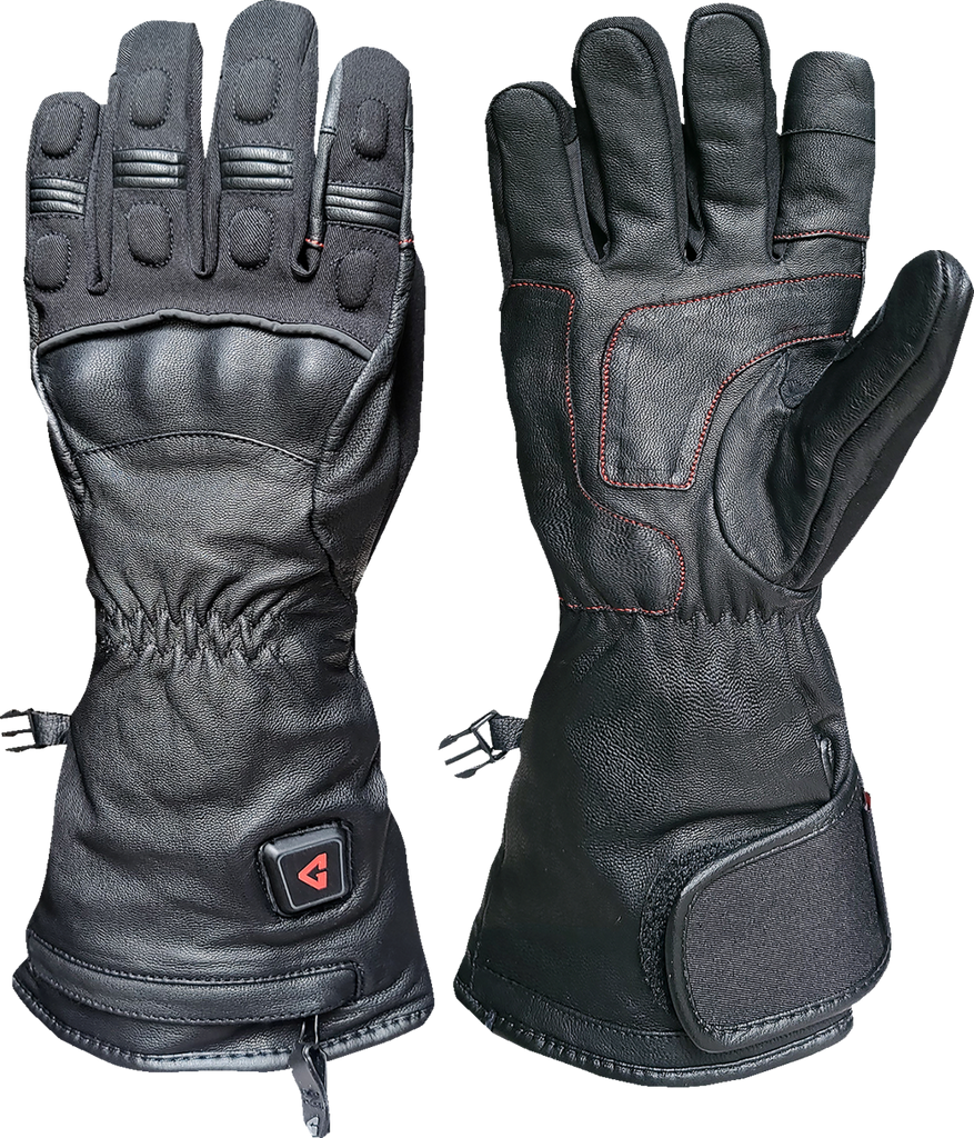 GERBING HEATED CLOTHING 7V Hard Knuckle Battery Heated Gloves - Black - XS GERGVHK7VBXS