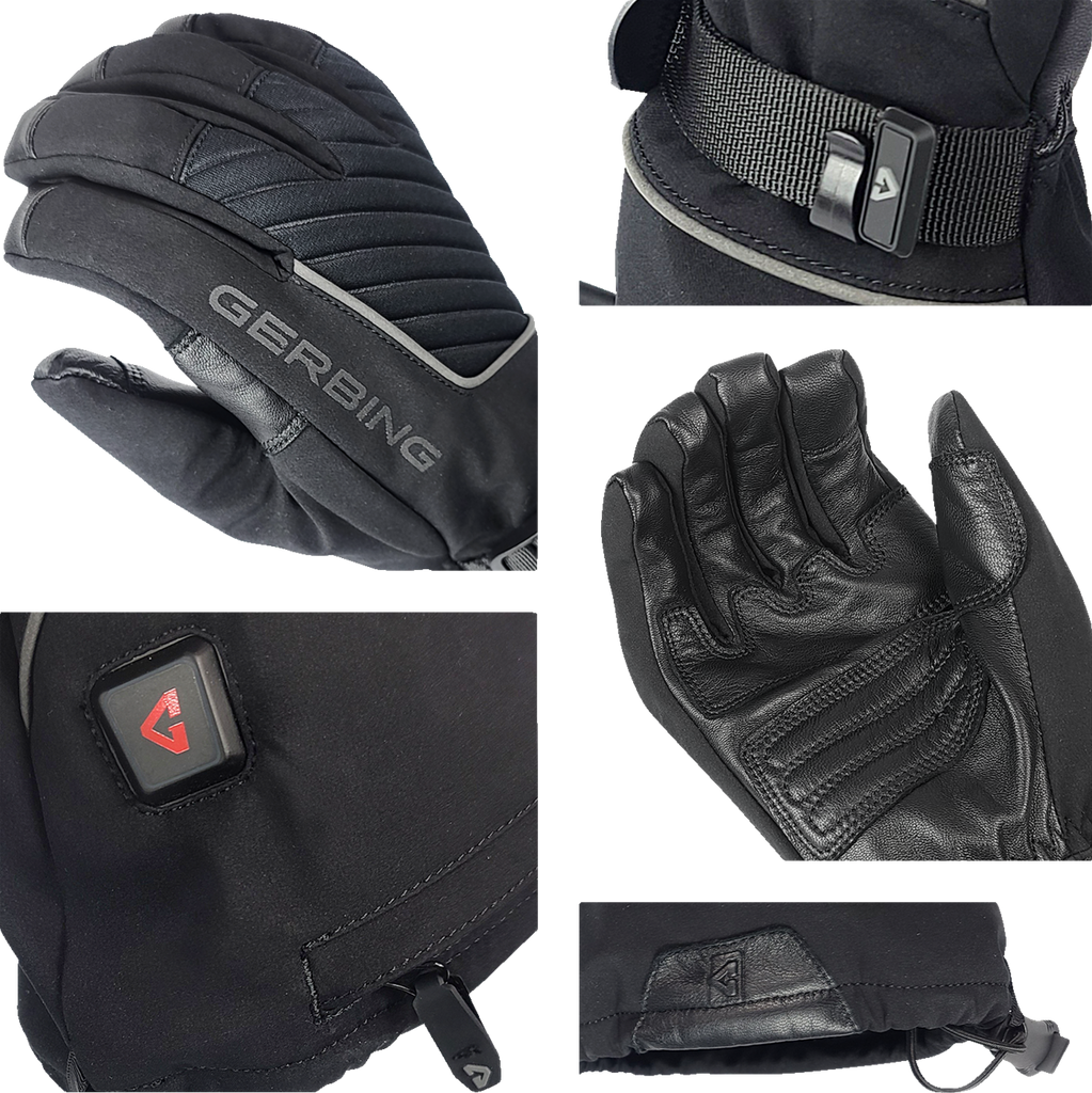 GERBING HEATED CLOTHING 7V Atlas Ultra-Flex Battery Heated Gloves - Black - Large GERAFGV7VML