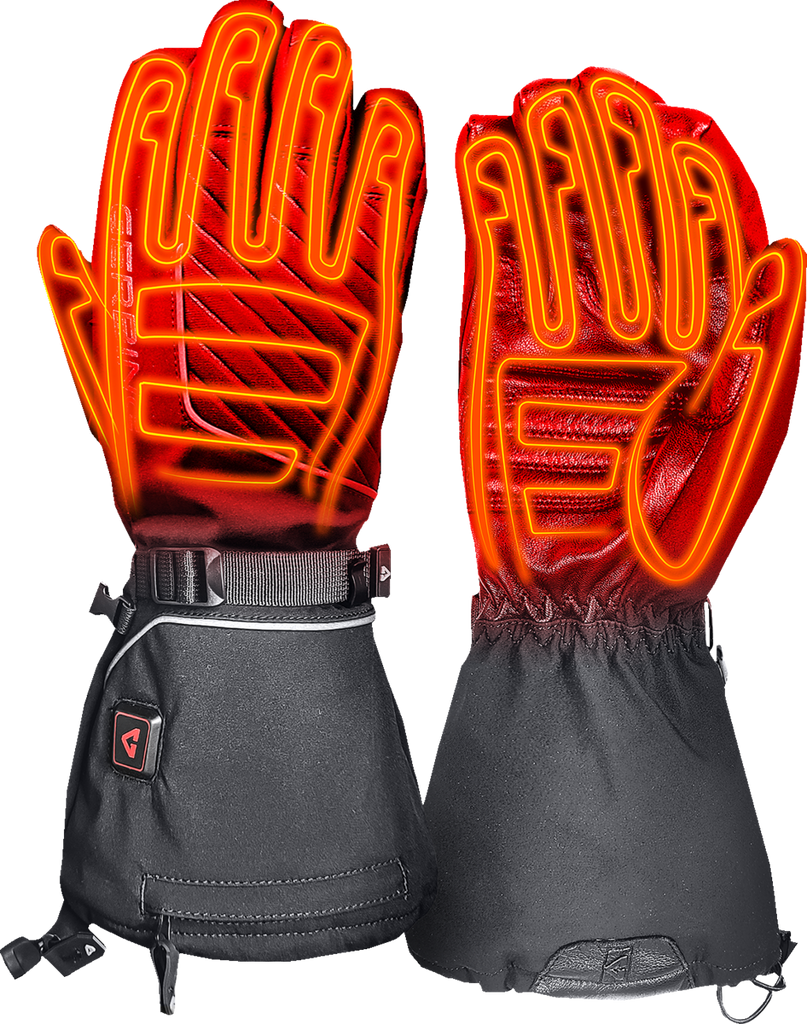 GERBING HEATED CLOTHING 7V Atlas Ultra-Flex Battery Heated Gloves - Black - Large GERAFGV7VML