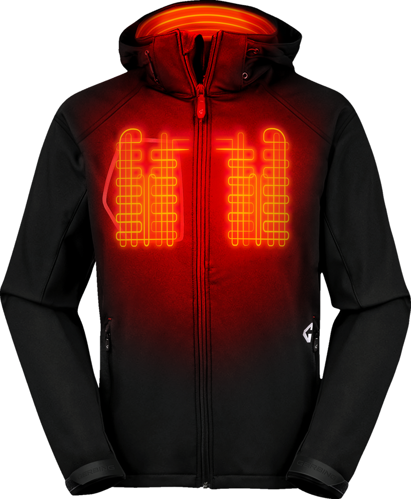 GERBING HEATED CLOTHING 7V Torrid Softshell Heated Jacket 2.0 - Black - 2XL GERTJKT7VMBXXL