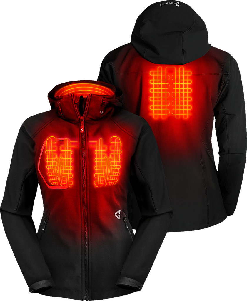 GERBING HEATED CLOTHING Women's 7V Torrid Softshell Heated Jacket 2.0 - Large GERTJKT7VWBL