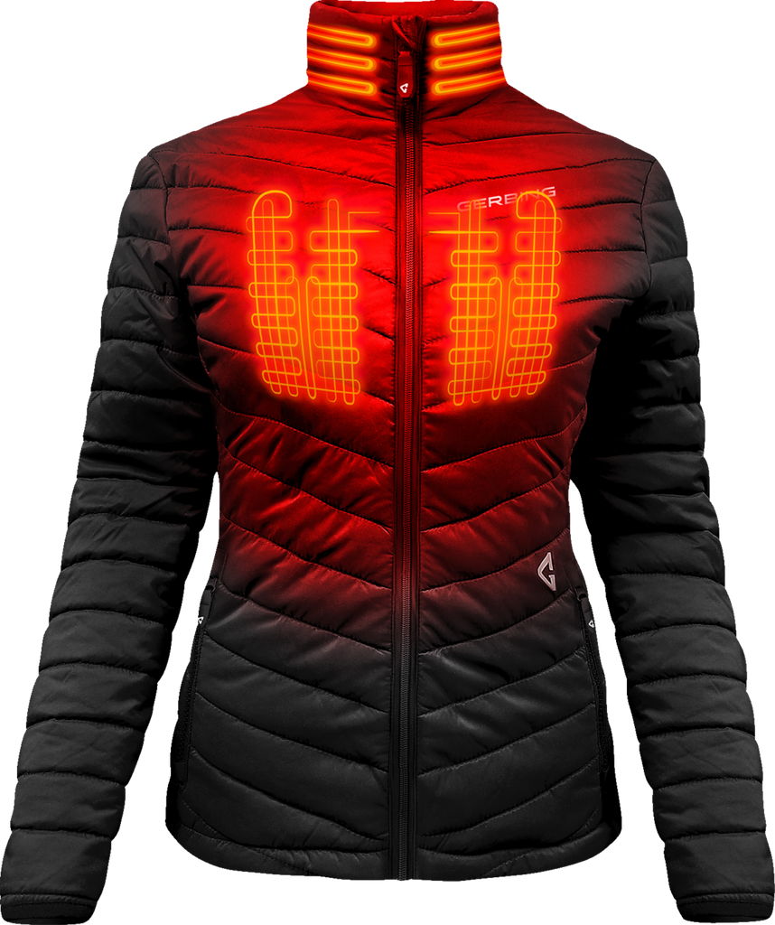 GERBING HEATED CLOTHING Women's 7V Khione Insulated Heated Puffer Jacket 2.0 - XS GERKPJKT7VWBXS