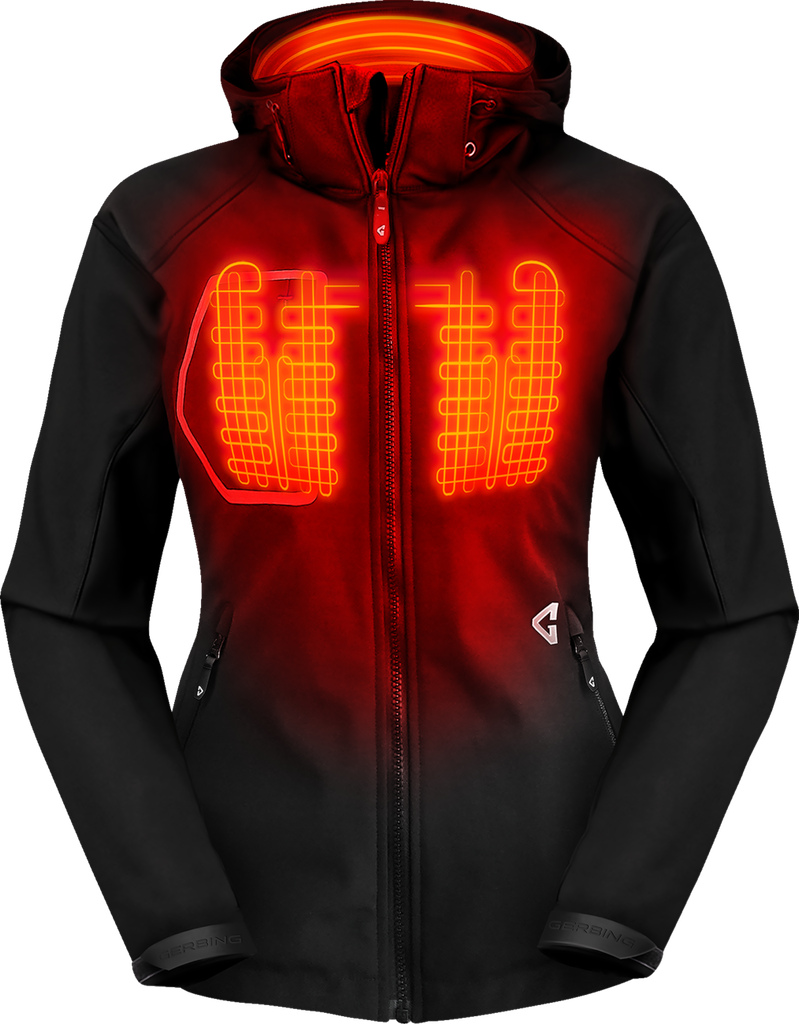 GERBING HEATED CLOTHING Women's 7V Torrid Softshell Heated Jacket 2.0 - Large GERTJKT7VWBL