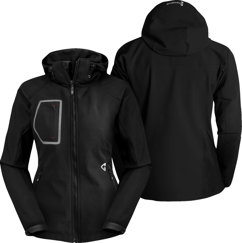 GERBING HEATED CLOTHING Women's 7V Torrid Softshell Heated Jacket 2.0 - Large GERTJKT7VWBL