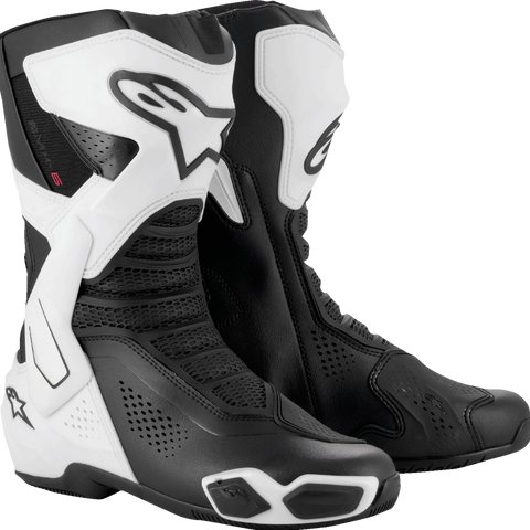 ALPINESTARS SMX-6 V3 Vented Boots - Black/White - US 10.5/EU 45 2223225-21-45