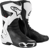 ALPINESTARS SMX-6 V3 Vented Boots - Black/White - US 12.5/EU 48 2223225-21-48