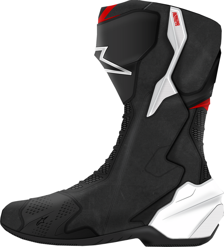 ALPINESTARS SMX-6 V3 Boots - Black/White/Red Graphic - US 8/EU 42 2223025-1406-42
