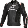 ALPINESTARS Missile v3 Ignition Leather Jacket - Black/White - US 50 / EU 60 3100325-12-60