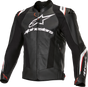 ALPINESTARS Missile v3 Ignition Leather Jacket - Black/White - US 50 / EU 60 3100325-12-60