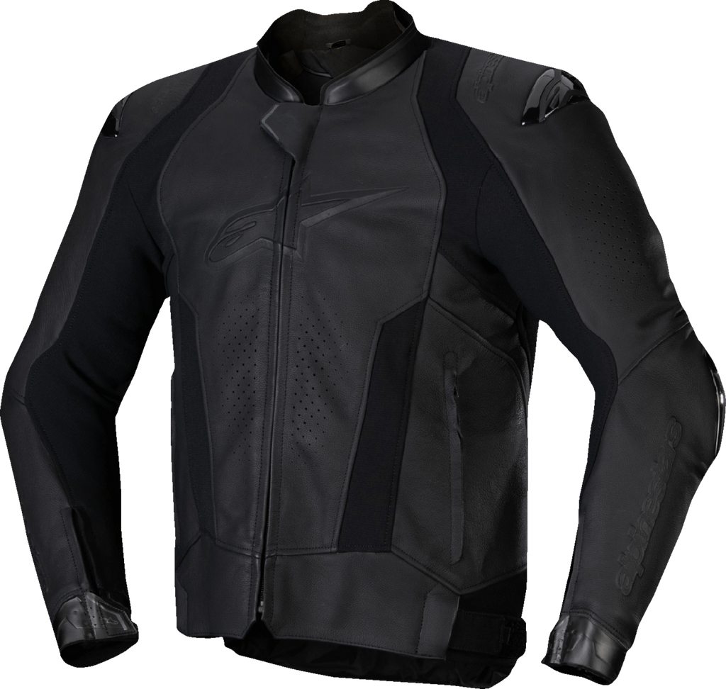 ALPINESTARS Missile v3 Leather Jacket - Black/Black - US 40 / EU 50 3100125-1100-50