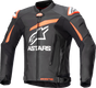 ALPINESTARS GP Plus R v4 Leather Jacket - Black/Red Fluo/White - US 48 / EU 58 3100524-1321-58