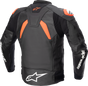 ALPINESTARS GP Plus R v4 Leather Jacket - Black/Red Fluo/White - US 42 / EU 52 3100524-1321-52