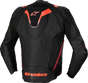 ALPINESTARS Missile v3 Ignition Leather Jacket - Black/Red Fluo/Dark Red - US 40 / EU 50 3100325-1365-50
