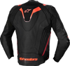 ALPINESTARS Missile v3 Ignition Leather Jacket - Black/Red Fluo/Dark Red - US 42 / EU 52 3100325-1365-52