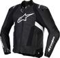 ALPINESTARS Missile v3 Leather Jacket - Black/White - US 48 / EU 58 3100125-12-58